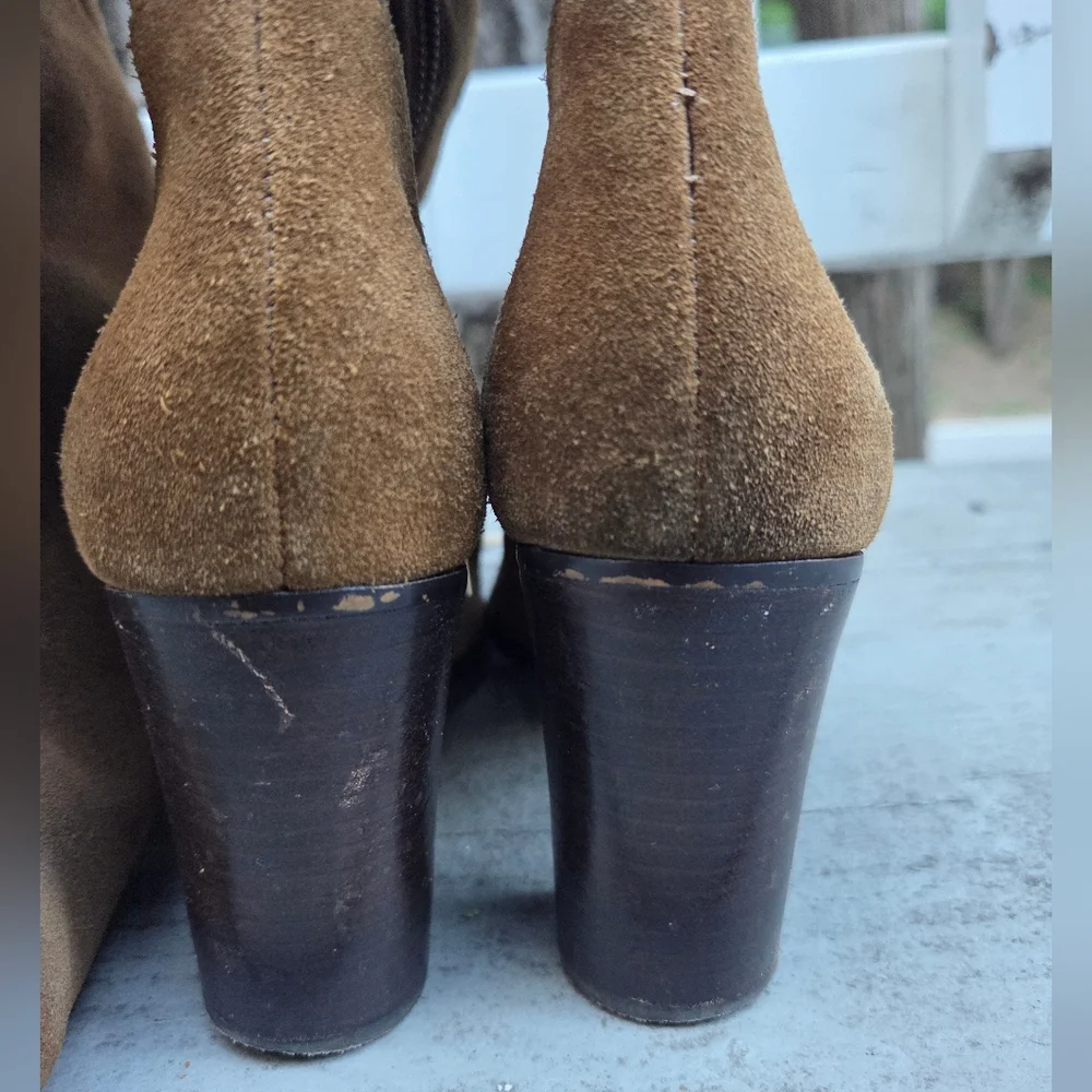 Saks Fifth Avenue‎ Tan Over the Knee Boots